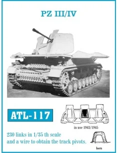 Tracks for PZ III/IV, 1/35 - Friulmodel ATL-117