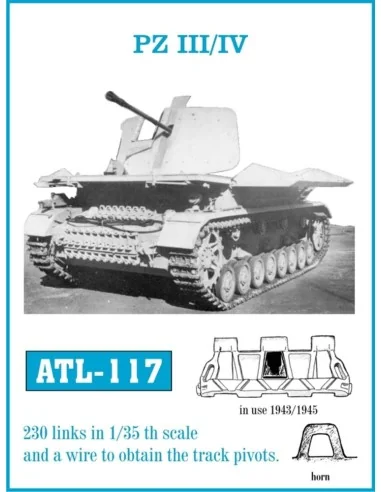 Tracks for PZ III/IV, 1/35 - Friulmodel ATL-117