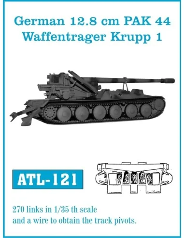 Tracks for German 12.8 cm PAK 44 Waffentrager Krupp 1, 1/35 - Friul...