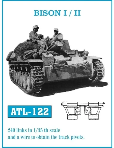 Tracks for BISON I / II, 1/35 - Friulmodel ATL-122