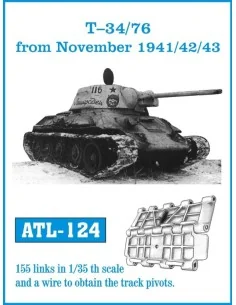 Tracks for T-34/76 from November 1941/42/43, 1/35 - Friulmodel ATL-124