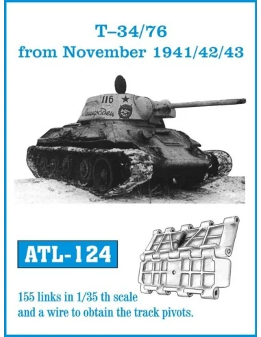 Tracks for T-34/76 from November 1941/42/43, 1/35 - Friulmodel ATL-124