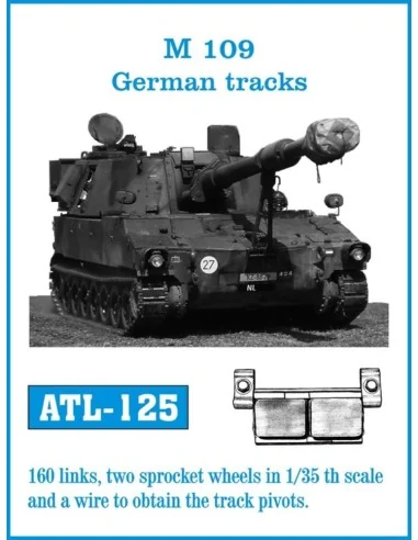 Tracks for M 109 German tracks, 1/35 - Friulmodel ATL-125