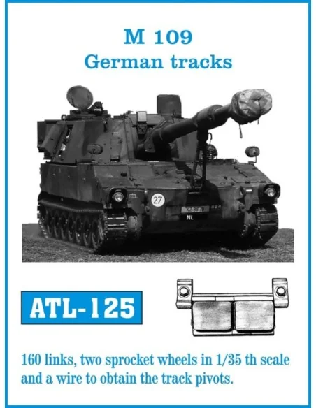 Tracks for M 109 German tracks, 1/35 - Friulmodel ATL-125
