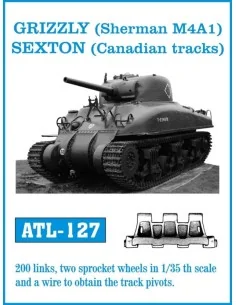 Tracks for GRIZZLY (Sherman M4A1) SEXTON (Canadian tracks), 1/35 - ...