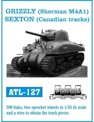 Tracks for GRIZZLY (Sherman M4A1) SEXTON (Canadian tracks), 1/35 - ...