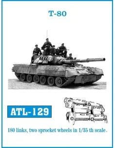 Tracks for T-80, 1/35 - Friulmodel ATL-129