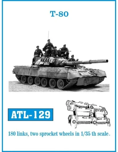 Tracks for T-80, 1/35 - Friulmodel ATL-129