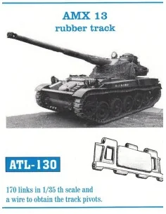 Tracks for AMX 13 rubber track, 1/35 - Friulmodel ATL-130