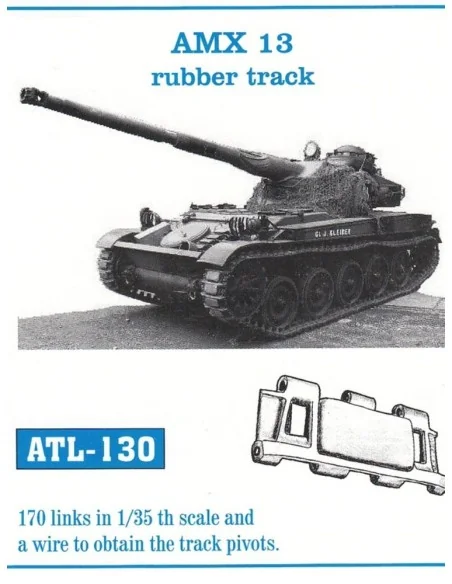 Tracks for AMX 13 rubber track, 1/35 - Friulmodel ATL-130