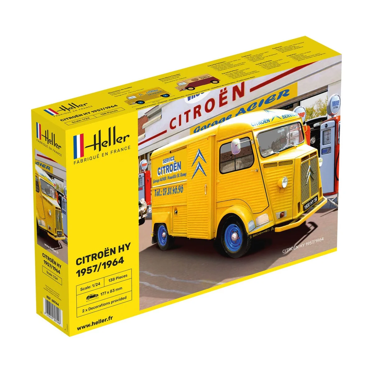 CITROEN HY 1957/1964, 1/24 - Heller 80744 CITROEN HY 1957/1964, 1/24 - Heller 80744