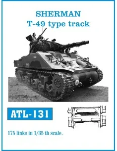 Tracks for SHERMAN T-49 type track, 1/35 - Friulmodel ATL-131