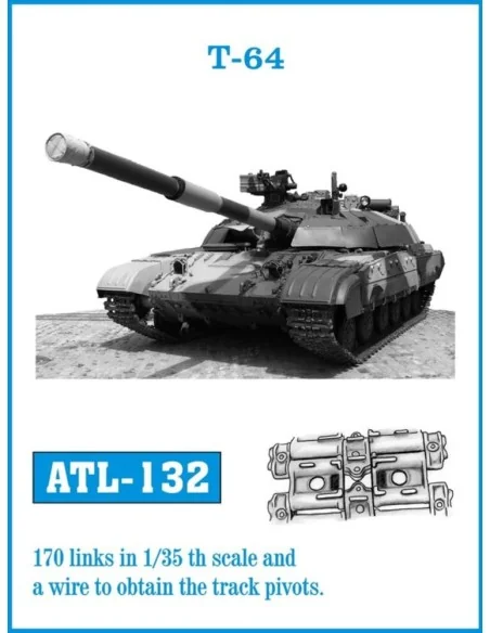 Tracks for T-64, 1/35 - Friulmodel ATL-132