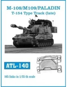 Tracks for M108 / M109 / PALADIN T-154 Type track, 1/35 - Friulmode...
