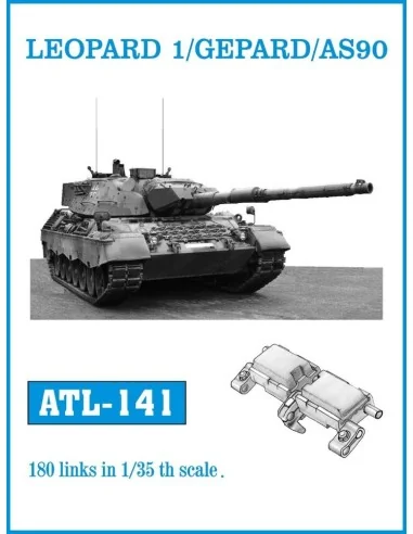 Tracks for LEOPARD 1/GEPARD/AS90, 1/35 - Friulmodel ATL-141