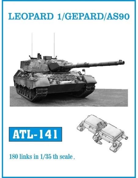 Tracks for LEOPARD 1/GEPARD/AS90, 1/35 - Friulmodel ATL-141