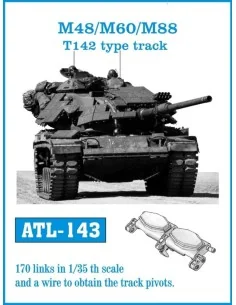 Tracks for M48/M60/M88 T142 type track, 1/35 - Friulmodel ATL-143