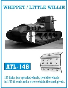Tracks for WHIPPET /LITTLE WILLIE, 1/35 - Friulmodel ATL-146