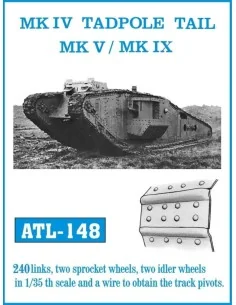 Tracks for MK IV TADPOLE TAIL MK V / MK IX, 1/35 - Friulmodel ATL-148