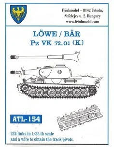 Tracks for LÖWE / BÄR, 1/35 - Friulmodel ATL-154