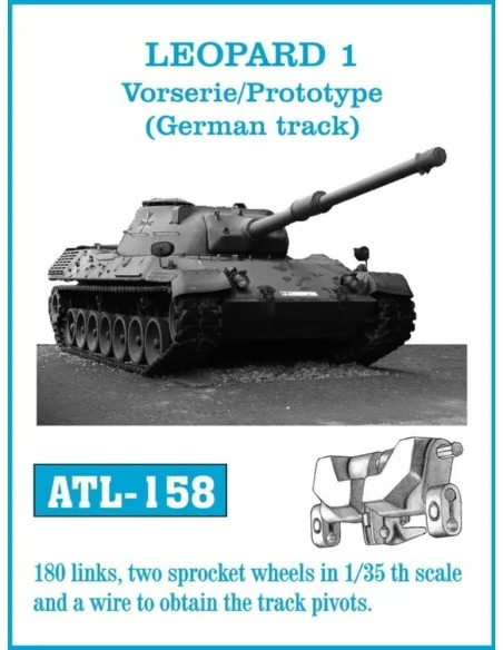 Tracks for LEOPARD 1 Vorserie/Prototype (German track), 1/35 - Friu...