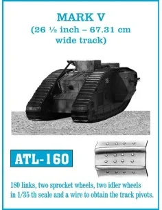 Tracks for MARK V (26 1/2 inch-67.31cm wide track), 1/35 - Friulmod...