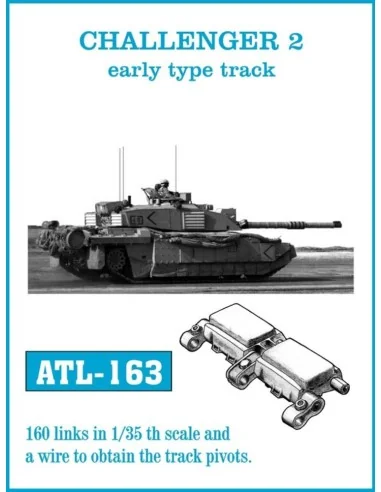 Tracks for CHALLENGER 2 early type track, 1/35 - Friulmodel ATL-163