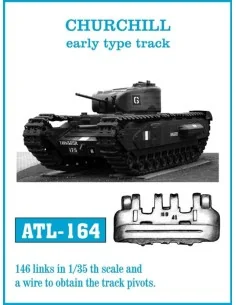 Tracks for CHURCHILL early type track, 1/35 - Friulmodel ATL-164