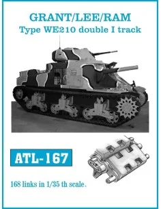 Tracks for GRANT/LEE/RAM Type WE210 double I track, 1/35 - Friulmod...