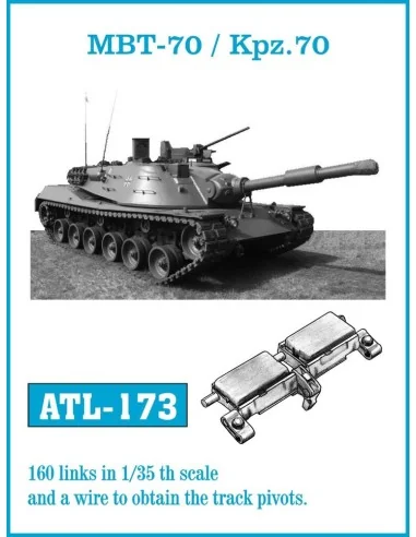 Tracks for MBT-70 / Kpz.70, 1/35 - Friulmodel ATL-173