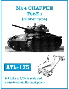 Tracks for M24 CHAFFEE T85E1 (rubber type), 1/35 - Friulmodel ATL-175