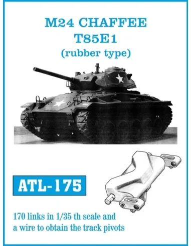 Tracks for M24 CHAFFEE T85E1 (rubber type), 1/35 - Friulmodel ATL-175