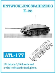 Tracks for ENTWICKLUNGSFAHRZEUG E-25, 1/35 - Friulmodel ATL-177