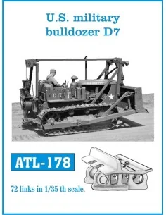 Tracks for U.S. military bulldozer D7, 1/35 - Friulmodel ATL-178