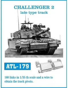 Tracks for CHALLENGER 2 late type track, 1/35 - Friulmodel ATL-179