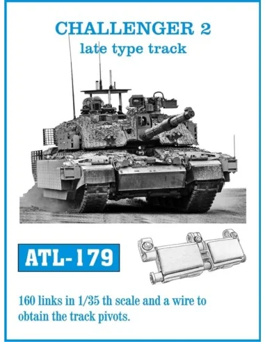 Tracks for CHALLENGER 2 late type track, 1/35 - Friulmodel ATL-179