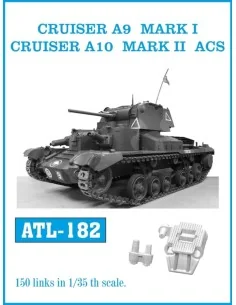 Tracks for CRUISER A9 MARK I./ CRUISER A10 MARK II ACS, 1/35 - Friu...