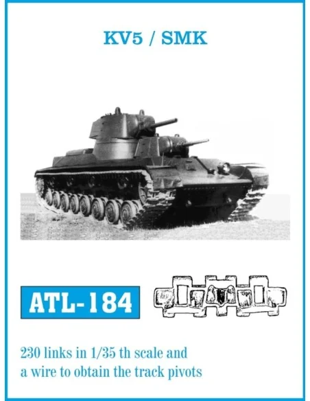 Tracks for KV 5 / SMK25.25, 1/35 - Friulmodel ATL-184
