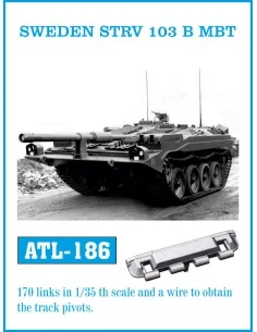 Tracks for SWEDEN STRV 103 B MBT, 1/35 - Friulmodel ATL-186