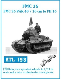 Tracks for FCM 36 / FCM 36 PAK 40 / 10 cm le FH 16, 1/35 - Friulmod...