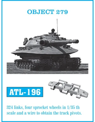 Tracks for OBJEKT 279, 1/35 - Friulmodel ATL-196