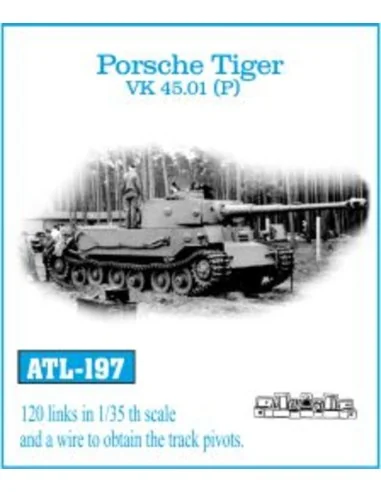 Tracks for Porsche Tiger VK45.01, 120 links, 1/35 - Friulmodel ATL-197