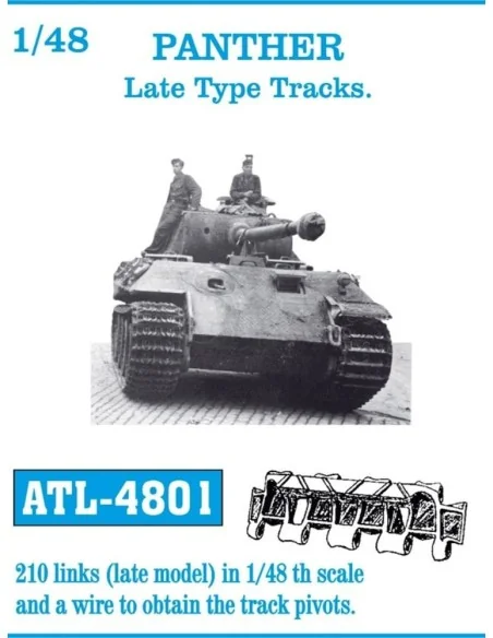Tracks for Panther sp?te Version sp?te Version, 1/48 - Friulmodel A...
