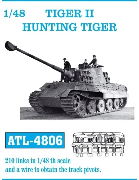 Tracks for Tiger II Hunting, 1/48 - Friulmodel ATL-4806