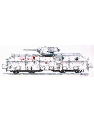 Soviet draisine Krasnaja Zvezda - Planet Models 129-MV027