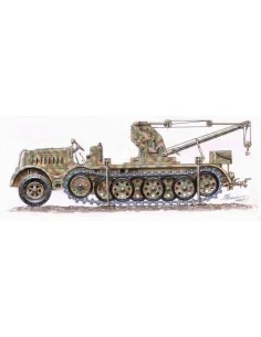 Sd.Kfz. 9 FAMO 18-ton mit Bilstein 6-ton - Planet Models 129-MV035