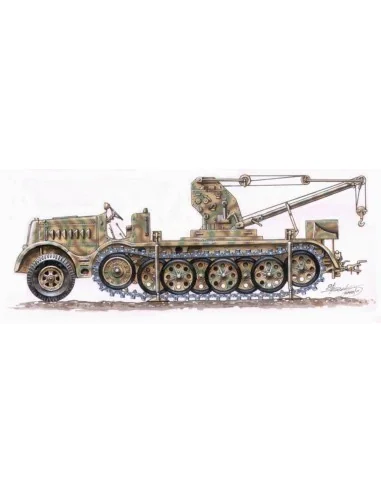 Sd.Kfz. 9 FAMO 18-ton mit Bilstein 6-ton - Planet Models 129-MV035