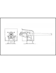 Naval 102mm Gun - Planet Models 129-MV079
