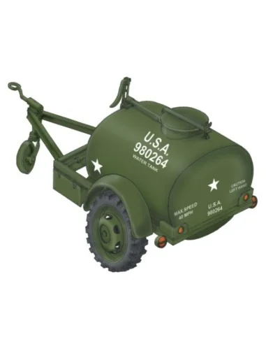 WWII US Water Tank Trailer Ben Hur - Planet Models 129-MV087