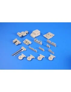 Unimog U406 DoKa Military Airport Tug+AE, 1/72 - Planet Models 129-...